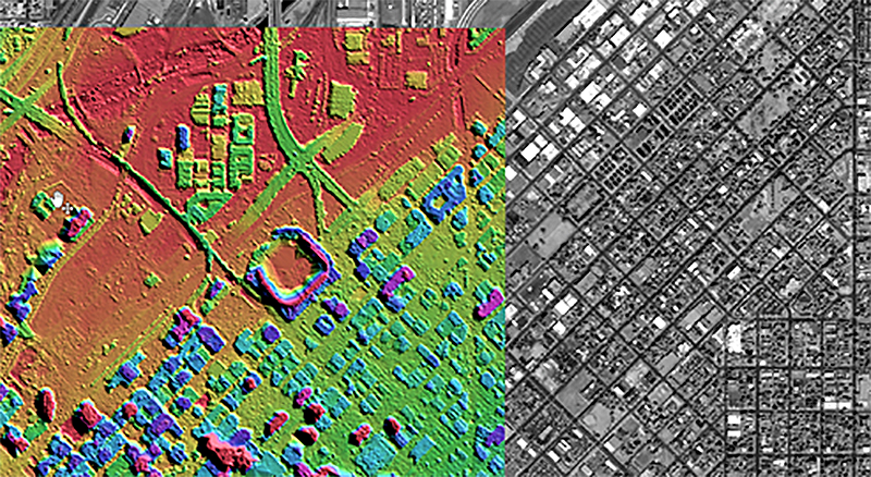 GIS spatial analysis and modeling of a city area