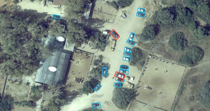 AI-driven vehicle object detection, as well as color-coded vehicle classification. Imagery courtesy of MetaVI.